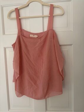 Tory Burch Dusty Rose Pleated Camisole 14 tank top
